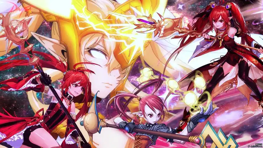 dnf全职业三觉壁纸系列第6和第7期男圣职和女魔法