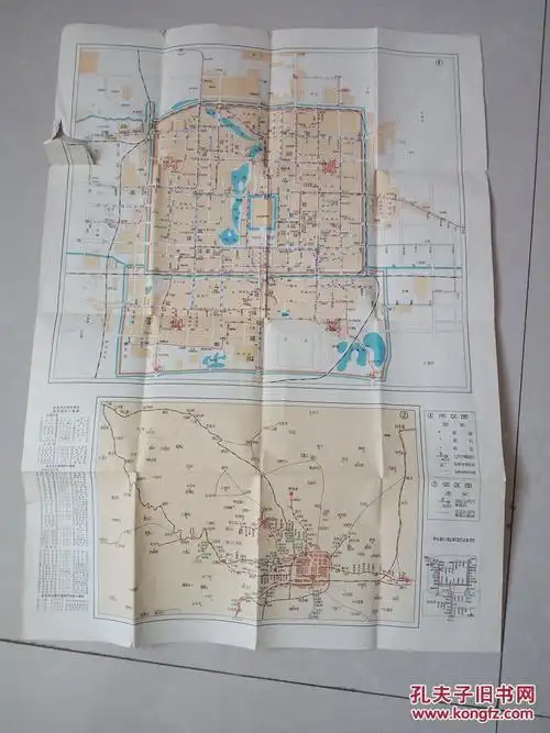 五十年代北京游览图