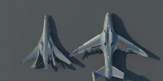 未来大型战略运输及战略轰炸机想象图!