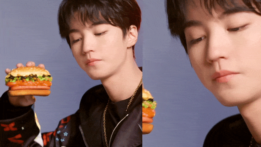 王俊凯肯德基广告拍摄花絮分享,唯有帅哥和美食不可辜负