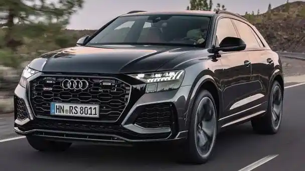 2023款奥迪q8登场!摸下车标自动开门,豪华运动感吊打宝马x7