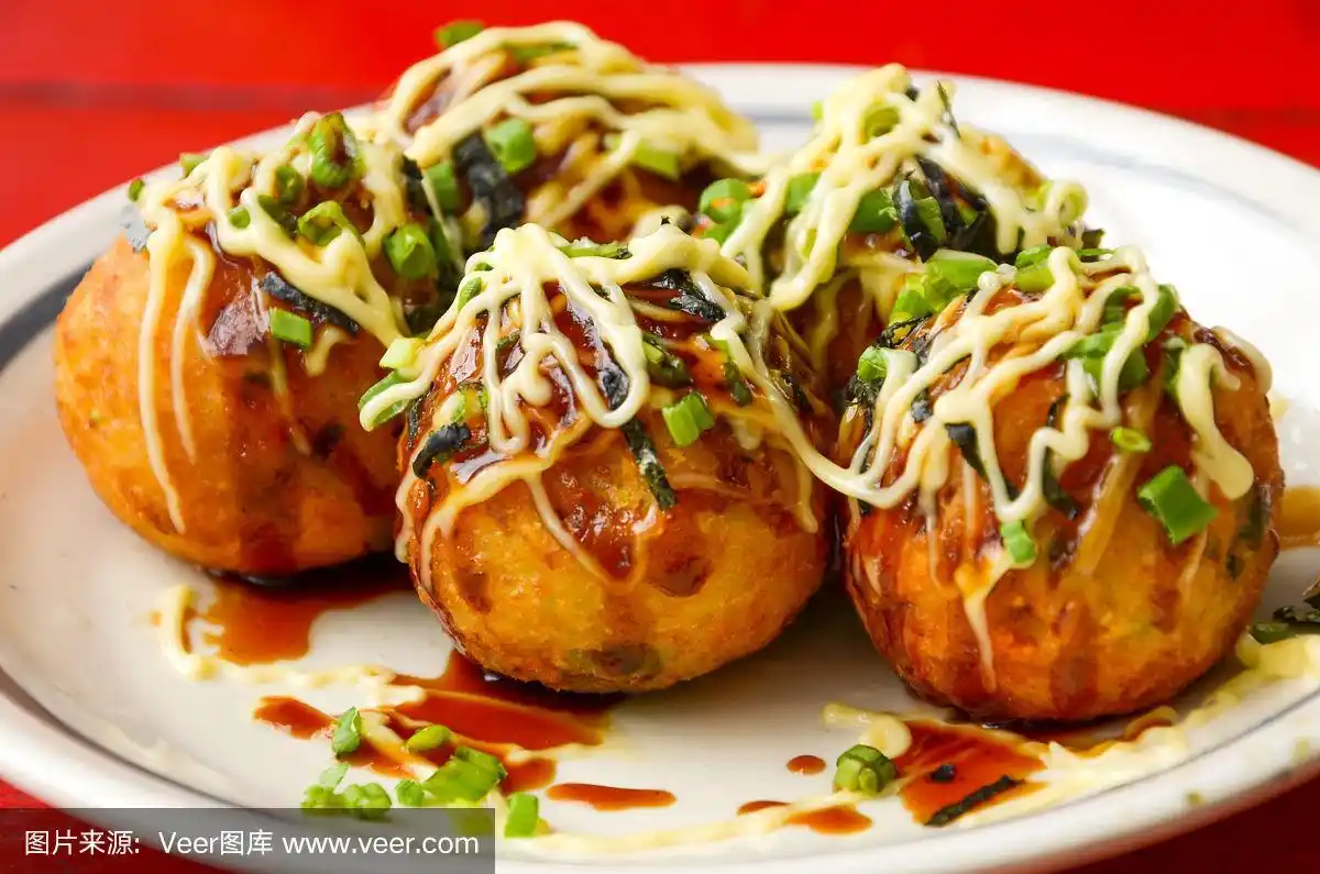 章鱼烧章鱼球-日本食物