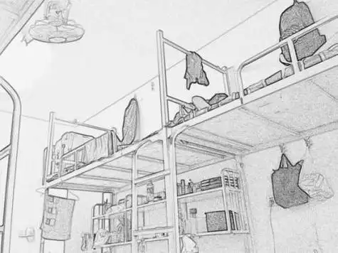 一个简单的宿舍简笔画