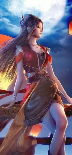 焰灵姬红色衣服图片