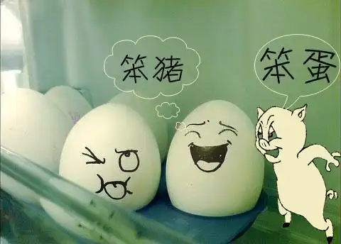 求个笨蛋2字 和笨猪2字 的图片.