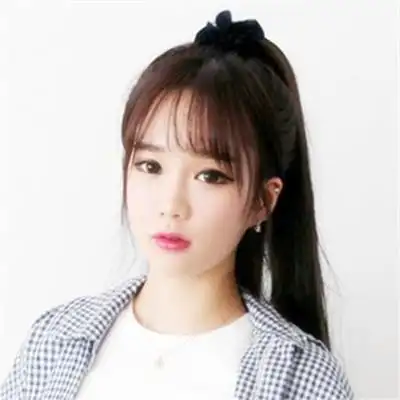 韩式空气刘海马尾扎法 韩式发型清纯减龄