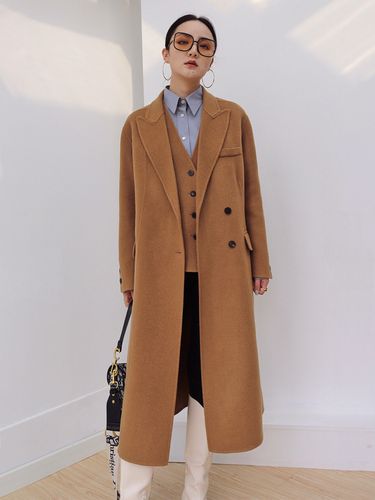 贵族双面羊绒大衣女