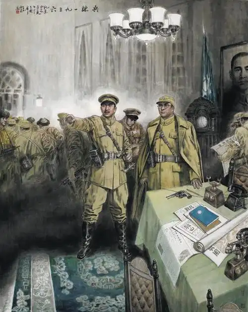 这幅图画表现的历史事件是( )