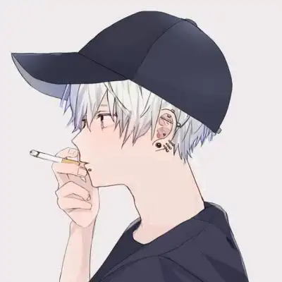 戴鸭舌帽男生头像图片动漫