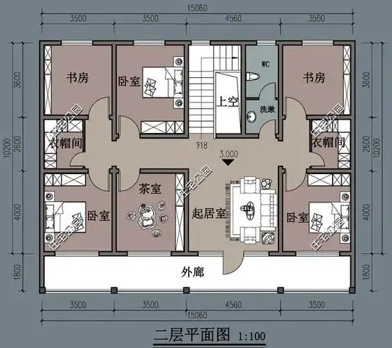 房屋开间15米进深25米左右希望有院子该怎么设计好