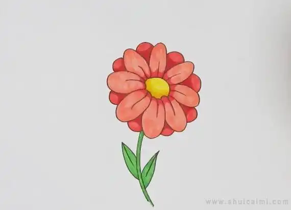 花朵简笔画怎么画花朵简笔画简单又好看