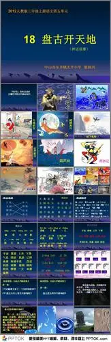 人教版三年级语文上18盘古开天地ppt课件