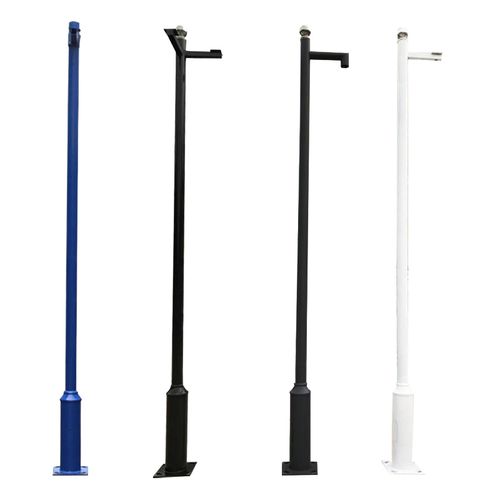 监控小区枪机支架八角道路摄像头不锈钢杆子立杆监控器材配件