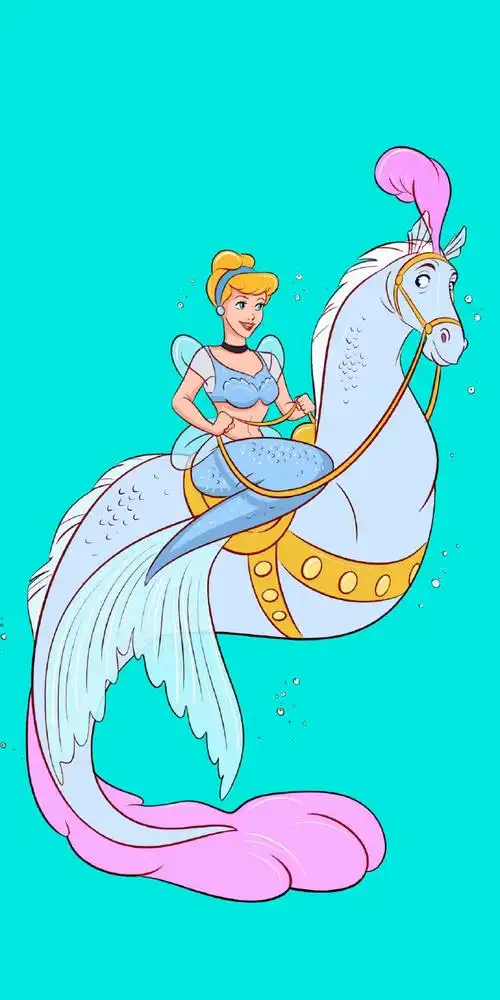 #长发公主##小美人鱼##灰姑娘##手机壁纸#