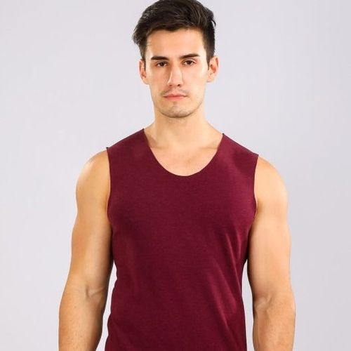 德绒无痕男士发热保暖背心秋冬加绒修身紧身打底内衣