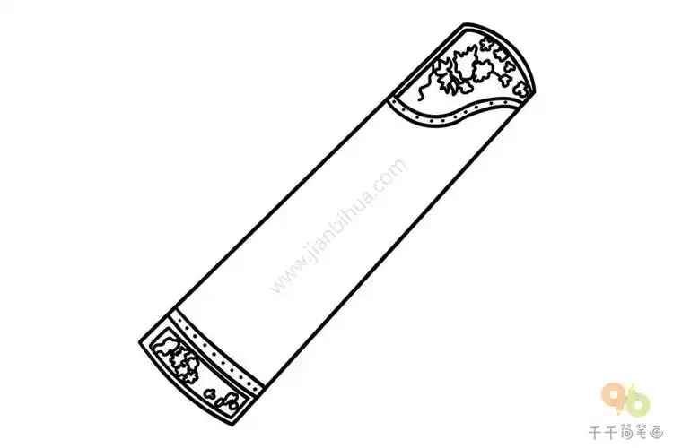 古筝简笔画教程