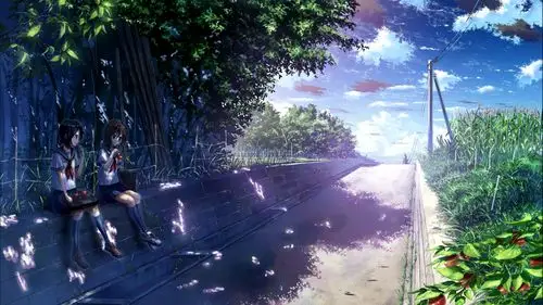 唯美治愈动漫插画桌面壁纸