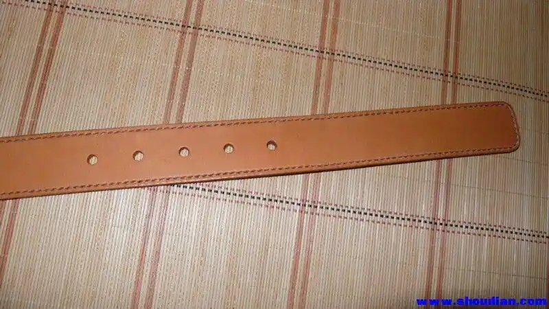 出一条皮带手缝的