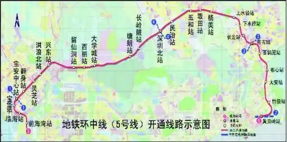 深圳地铁5号线(环中线)站点票价介绍