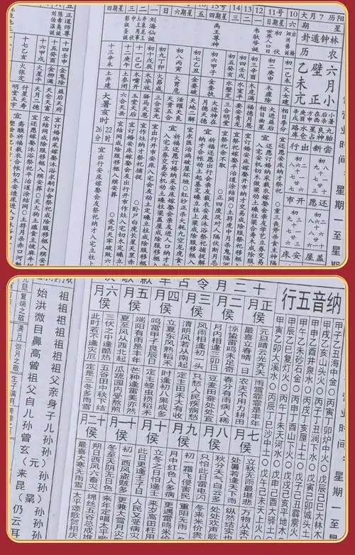 2022年老皇历通书黄历通万年历牛年择吉运程出门看好日子继成堂正
