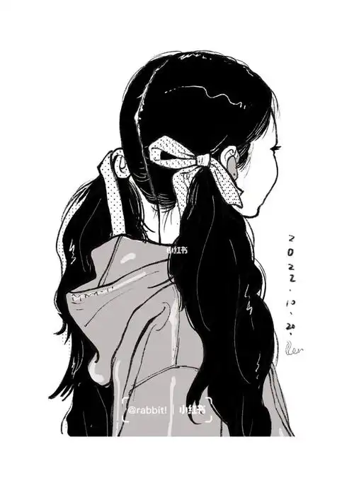 黑白速写jennie演唱会的双马尾阿煎