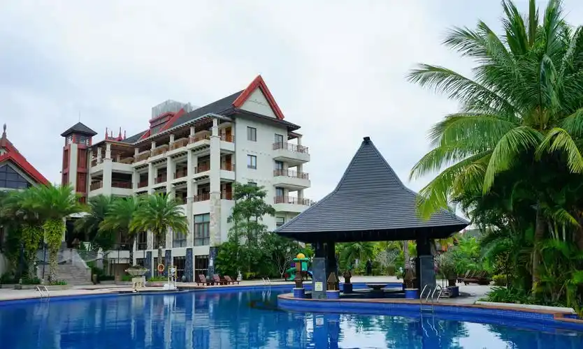 享受名闻全国的兴隆温泉,住万宁这家酒店就好