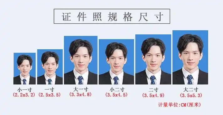 1寸2寸证件照数码冲印冲洗相片工作照毕业照片打印尺寸广东省绒面