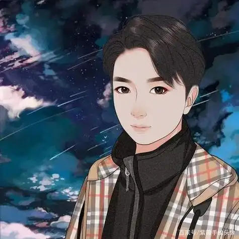 积极向上的微信头像手绘男 手绘头像图片大全 -【爱个性】