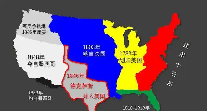 美国侵占墨西哥近半领土恩怨完了再过百年胜利者或是墨西哥