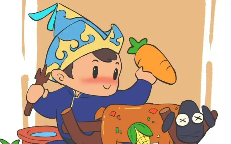 【绘画日签】48/100-烤全羊