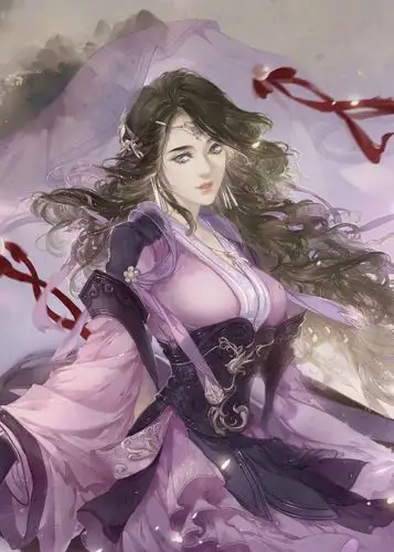 古风手绘清秀绝俗美女子壁纸,要分清楚他是爱你还是他只爱你!