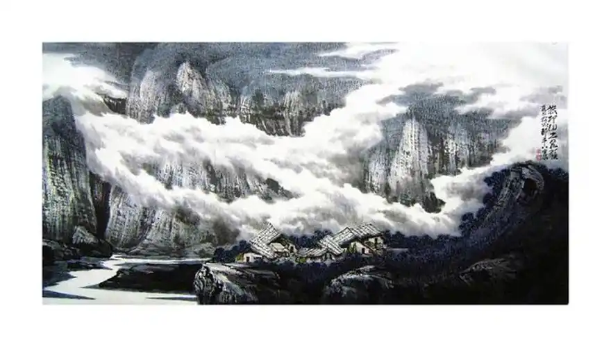 《巴山蜀水 挥笔天地间》常棣山水