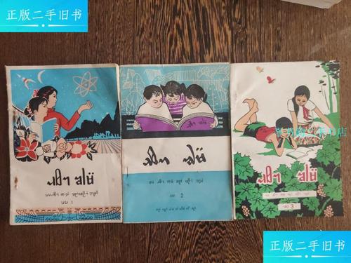 【二手9成新】德宏傣文小学课本:语文(,二,三册)详情见图 /云南省教育