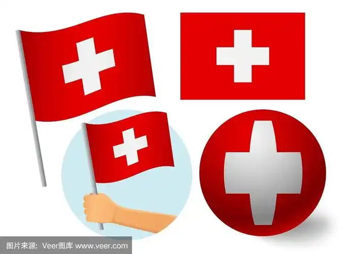 瑞士国旗图标集