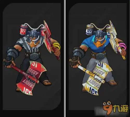 lol铁哥们奥拉夫炫彩皮肤预览介绍