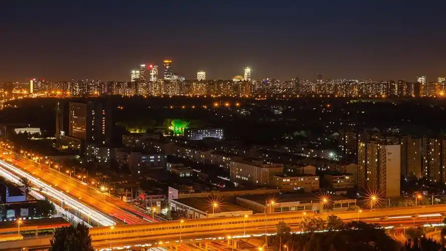 北京夜晚美景高清桌面壁纸