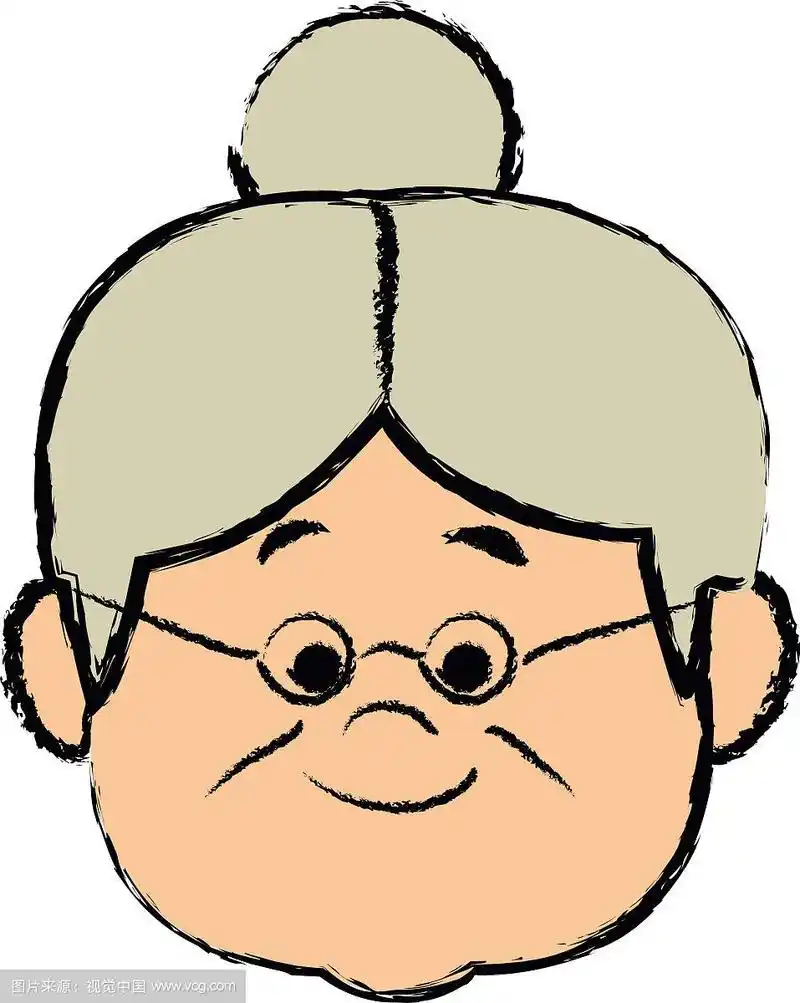 可爱的老奶奶形象
