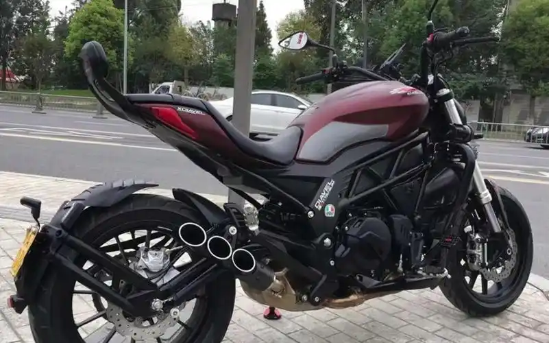 贝纳利502c升级改装toce尾段排气