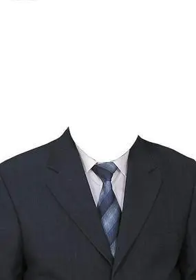 职业领带白衬衫证件照模板psd素材免费下载_红动中国