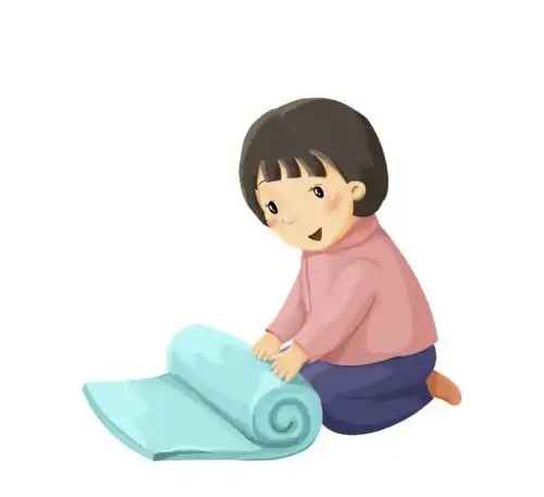 整理整理自己的床铺,垫子!