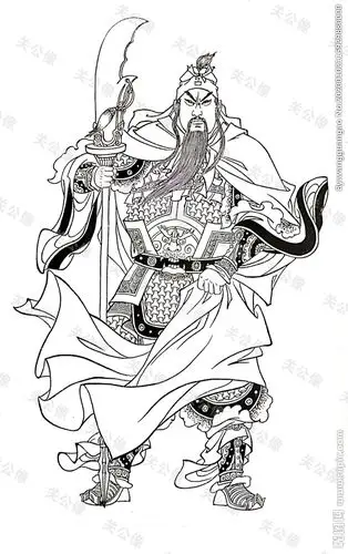 关公画像图片