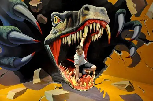 当猛兽进入我的3d画创作