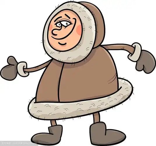 爱斯基摩人的卡通