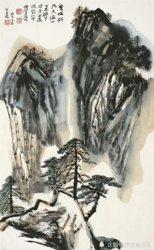 大风堂弟子,长安画派创始人之一,何海霞山水画欣赏