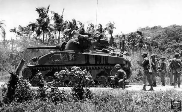 原创1945年吕宋岛战役美军一个坦克团就全歼了日军第二坦克师团