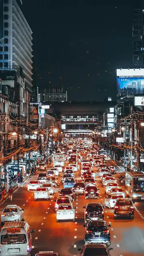 夜晚,街头,艺术风格 1080x1920 iphone 8/7/6/6s plus 壁纸,图片,背景