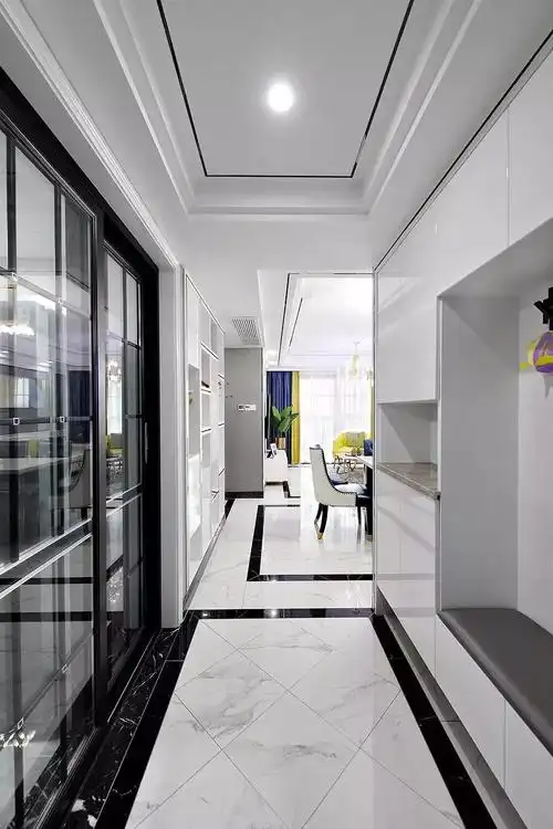 走廊过道吊顶,这样设计简单又好看
