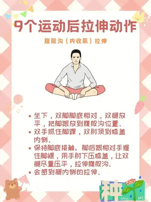 高效减脂超实用运动后拉伸动作
