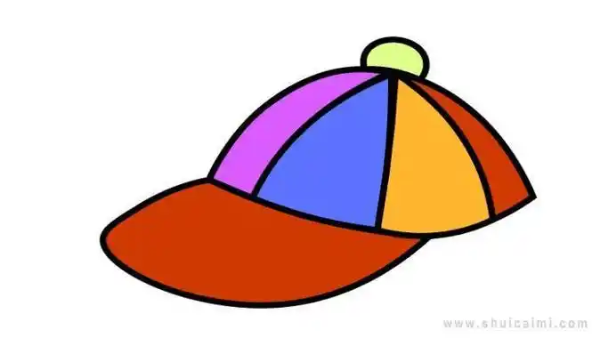 小班简笔画帽子