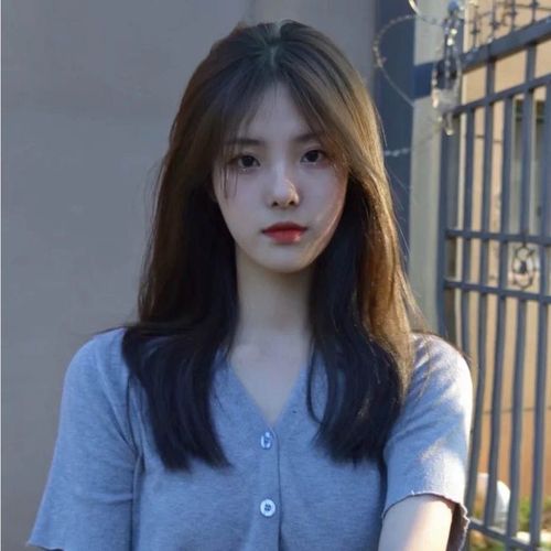 假发女中长发中分八字刘海网红梨花头自然短发圆脸仿真甜美全头套